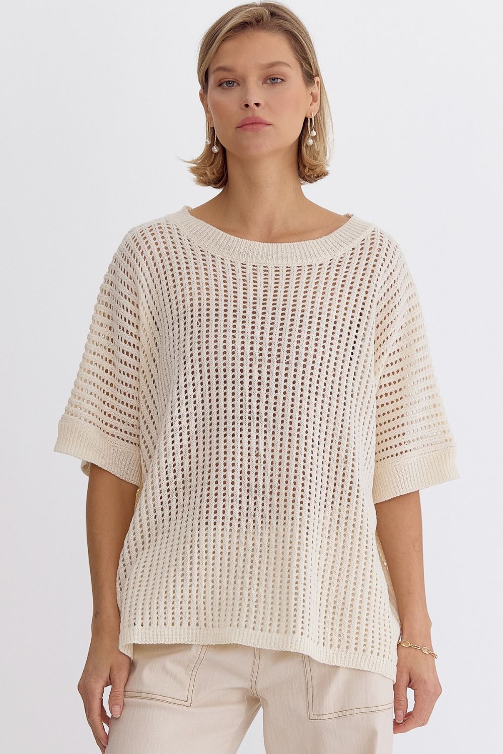 Buy Women's White Crochet Tops Online