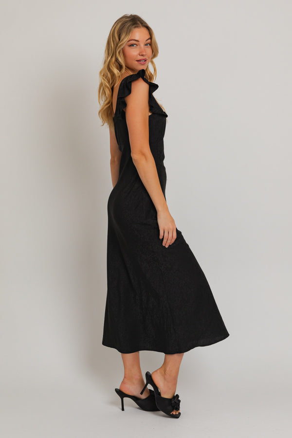 Le Lis, Black Maxi Occasion Dress