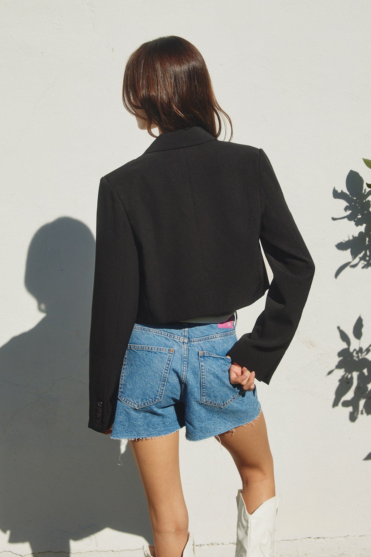 Dress Forum | Black Cropped Blazer | Sweetest Stitch Richmond