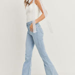 Just Black Denim | Light Wash Flare Jeans | Sweetest Stitch Online