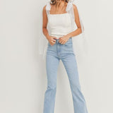 Just Black Denim | Light Wash Flare Jeans | Sweetest Stitch Online