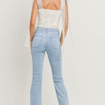 Just Black Denim | Light Wash Flare Jeans | Sweetest Stitch Online