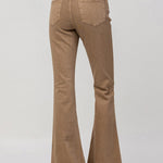 Vervet | Tan Flare Jeans | Sweetest Stitch Women's Online Boutique 