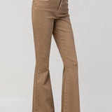 Vervet | Tan Flare Jeans | Sweetest Stitch Women's Online Boutique 