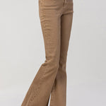 Vervet | Tan Flare Jeans | Sweetest Stitch Women's Online Boutique 