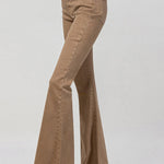 Vervet | Tan Flare Jeans | Sweetest Stitch Women's Online Boutique 