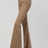 Vervet | Tan Flare Jeans | Sweetest Stitch Women's Online Boutique 