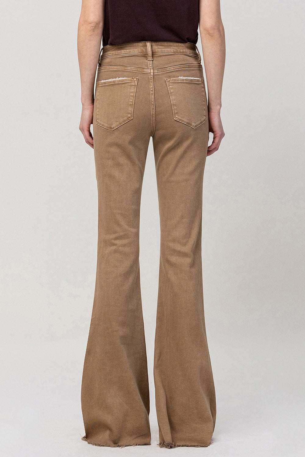 Vervet | Tan Flare Jeans | Sweetest Stitch Women's Online Boutique 