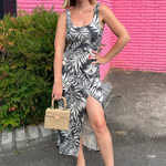 Z Supply | Black Palm Print Midi Dress | Sweetest Stitch Boutique