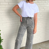 Miou Muse | Leopard Wide Leg Pants | Sweetest Stitch Cute Pants