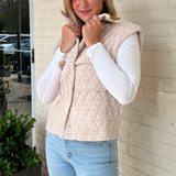 Entro | Quilted Knit Vest | Sweetest Stitch Women's Boutique