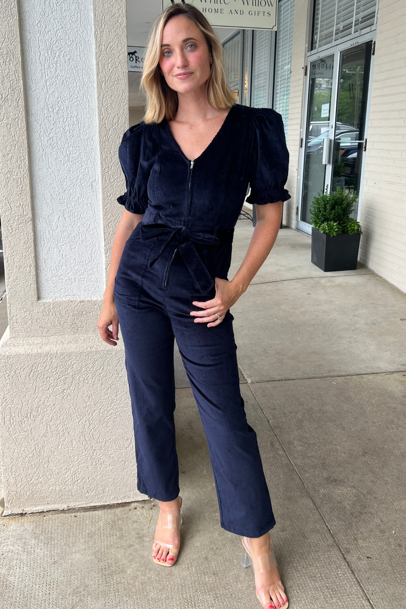 Sofie the Label | Navy Corduroy Dani Jumpsuit | Sweetest Stitch