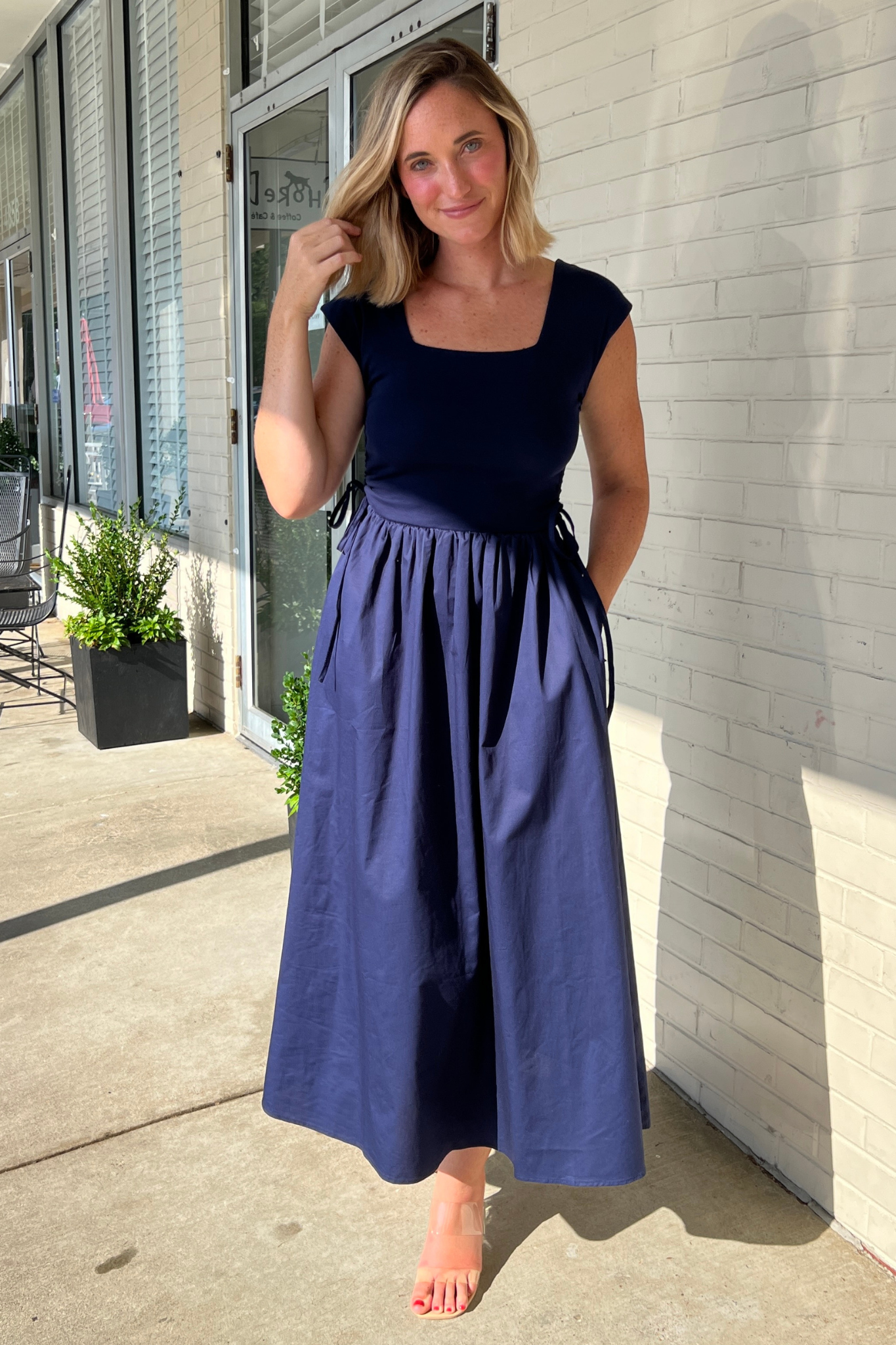 Sofie the Label | Navy Midi Dress | Sweetest Stitch Boutique Women