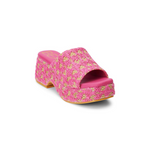 Matisse | Pink Raffia Cruz Sandals | Sweetest Stitch Online Boutique