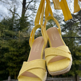 Matisse | Bonaire Wedge - Yellow | Sweetest Stitch Boutique