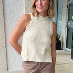 Miou Muse | Sandy Shores Sleeveless Knit Top | Sweetest Stitch