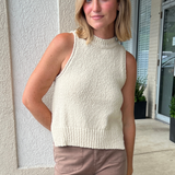 Miou Muse | Sandy Shores Sleeveless Knit Top | Sweetest Stitch