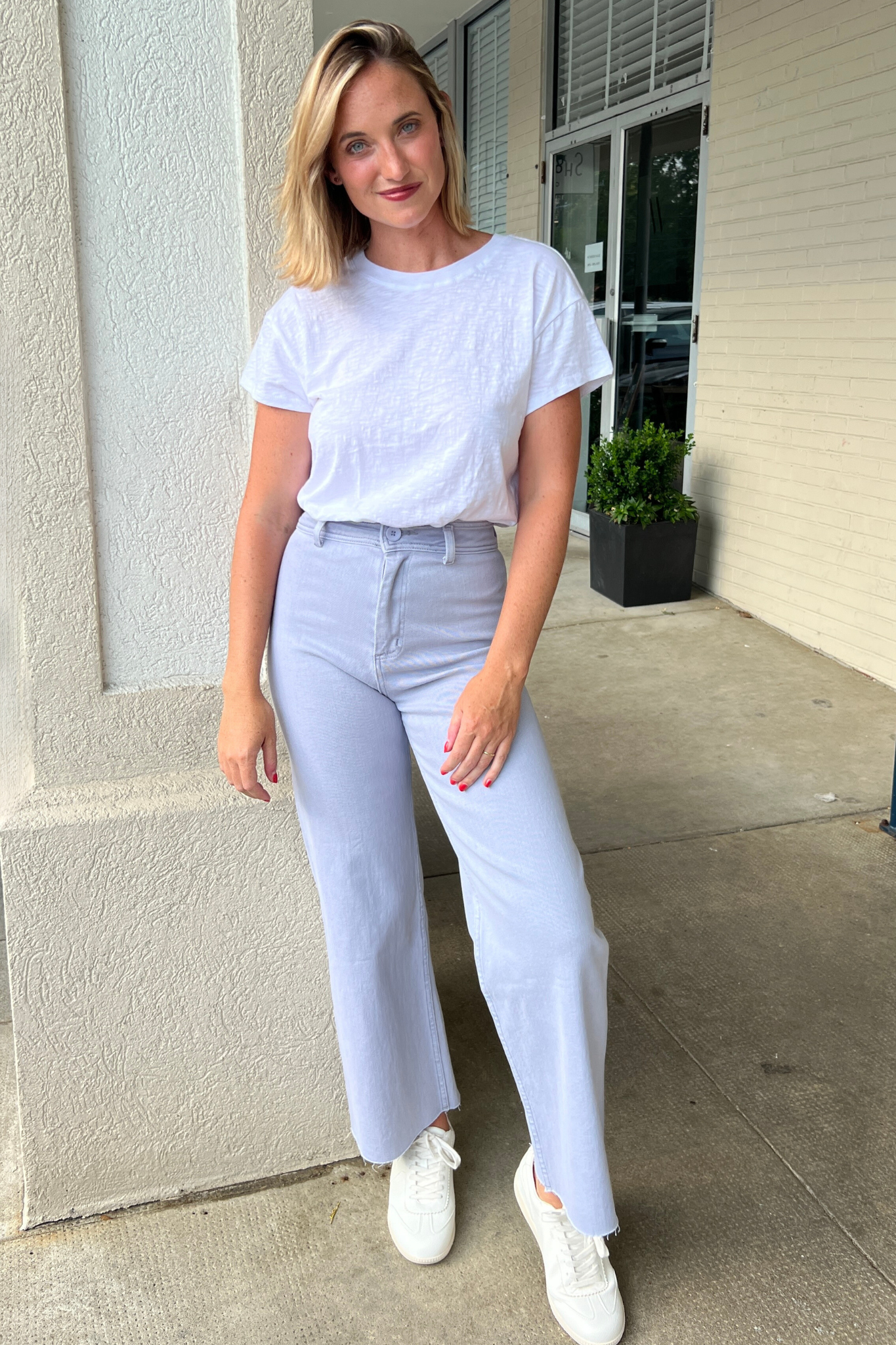 Miou Muse | Periwinkle Wide Leg Pants | Sweetest Stitch Boutique