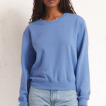 Z Supply | Classic Crew Sweatshirt Blue Isle | Sweetest Stitch Online