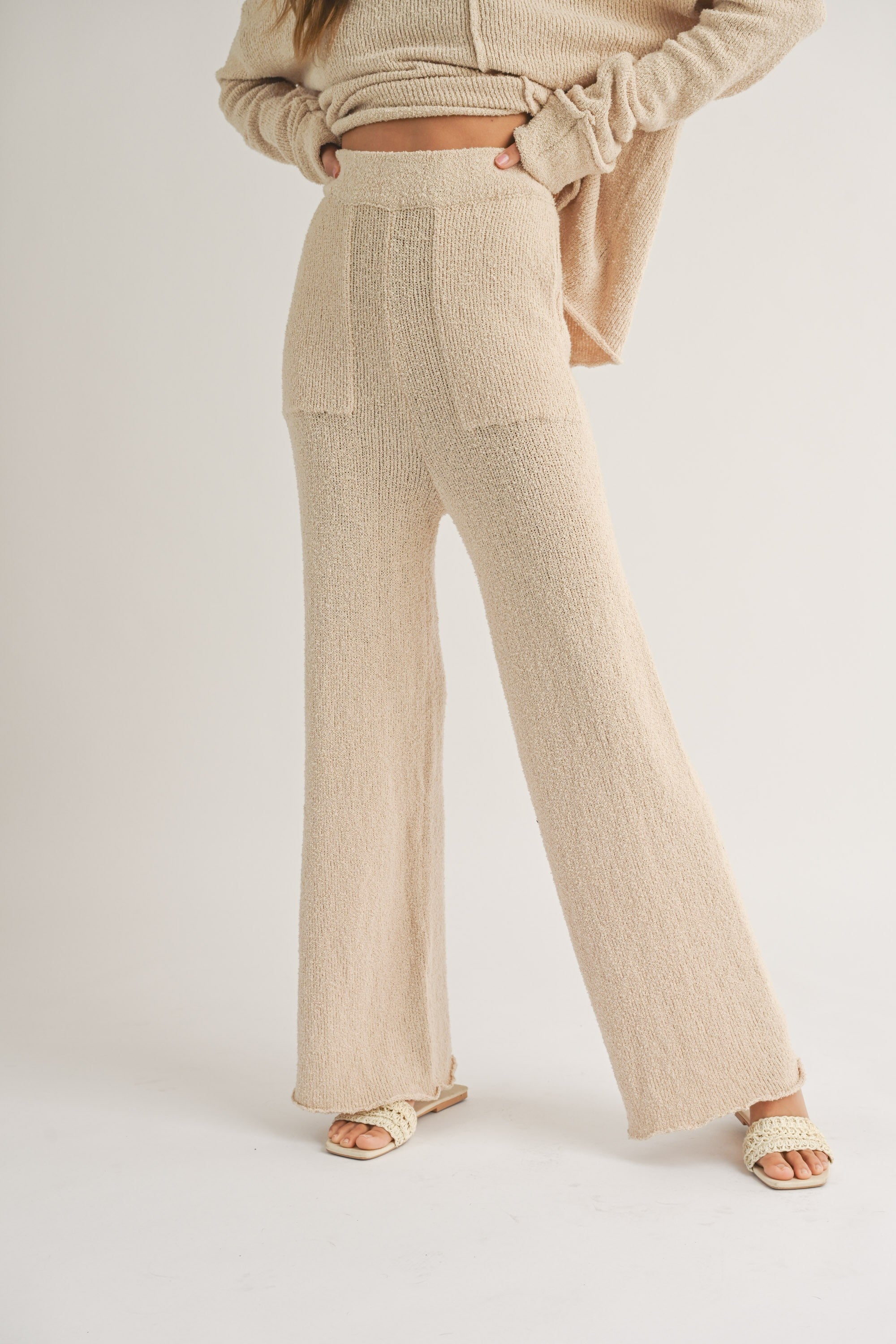 Miou Muse | Cream Sweater Pants | Sweetest Stitch Online Boutique