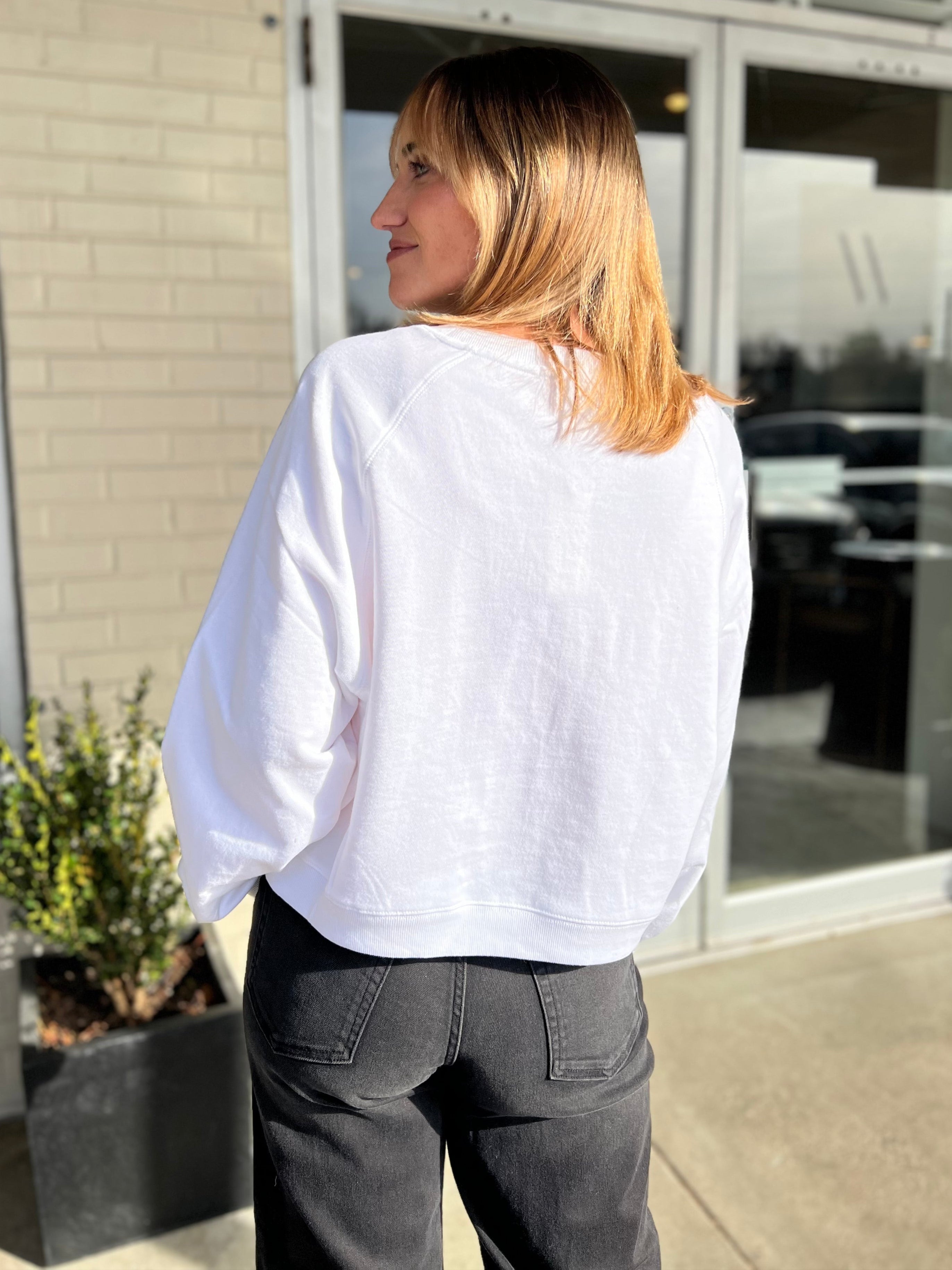 Z Supply | White Reset Sweatshirt | Sweetest Stitch Boutique