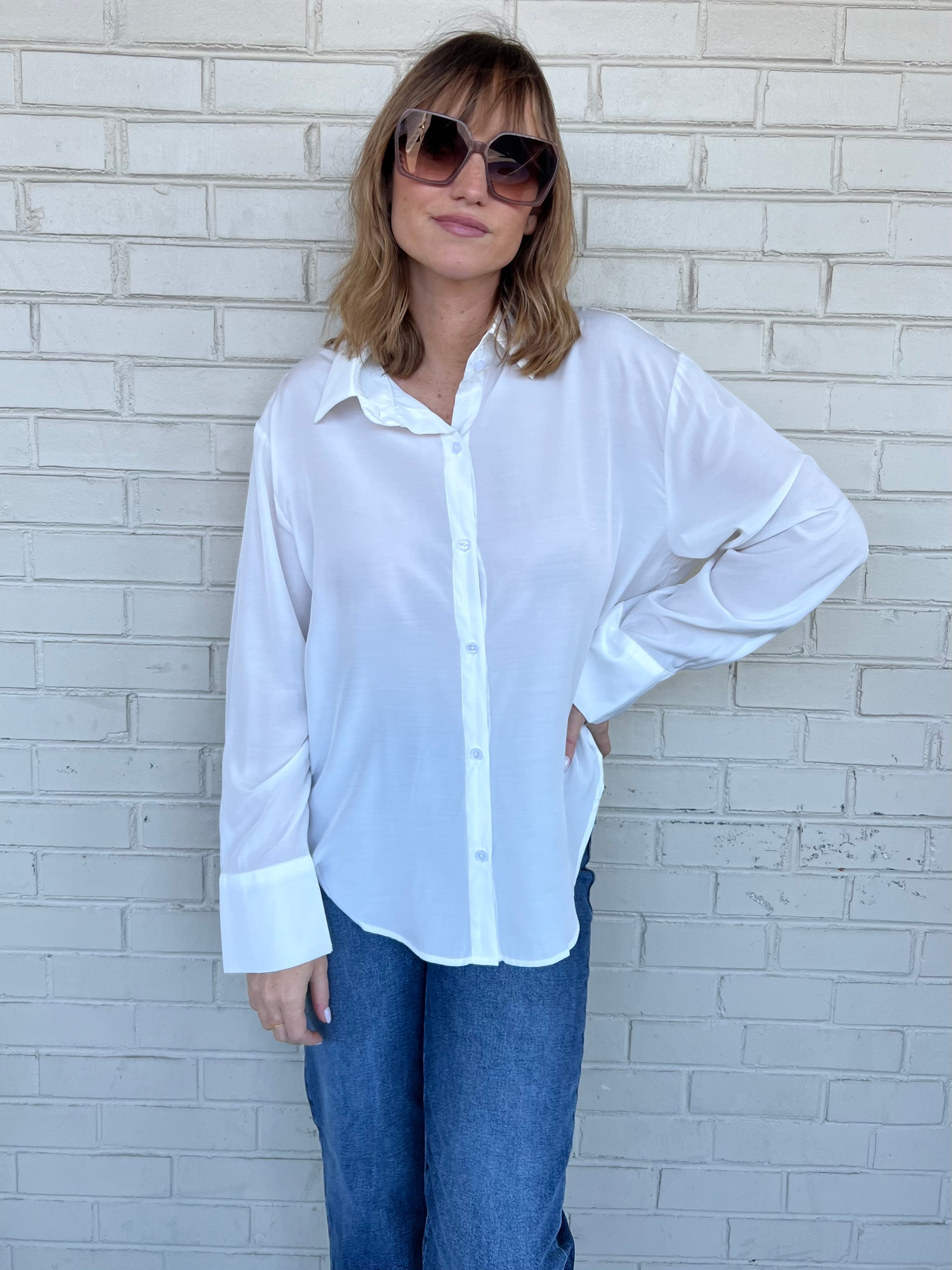 Modern Love Button Down Blouse