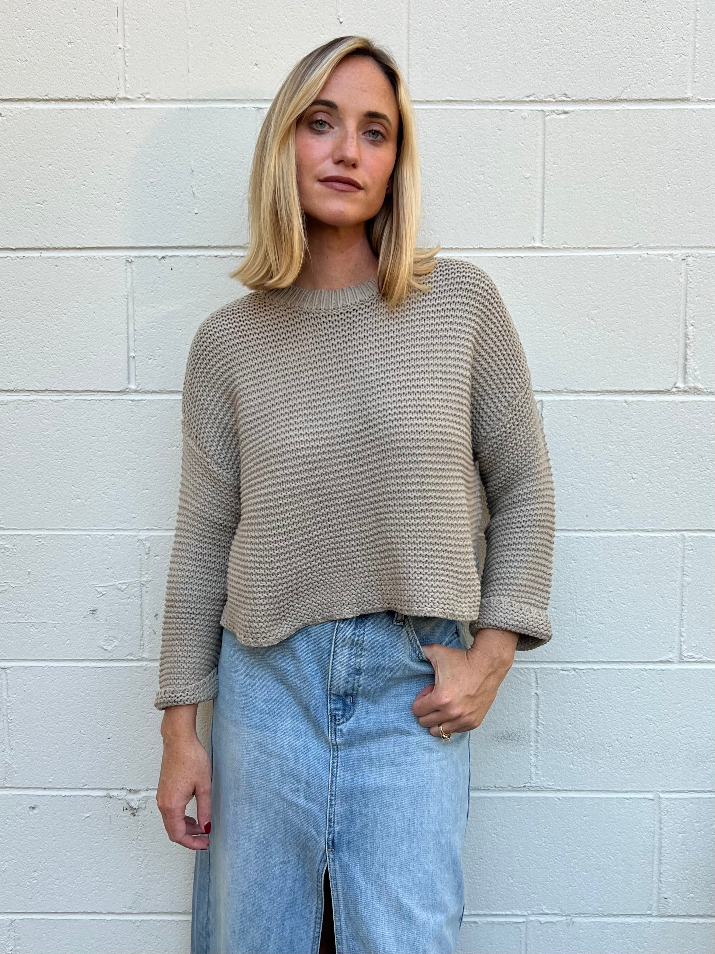 Miou Muse | Cozy Crew Sweater | Sweetest Stitch Boutique