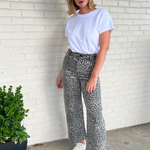 Miou Muse | Leopard Wide Leg Pants | Sweetest Stitch Cute Pants