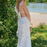 Storia | Floral Open Back Midi Dress | Sweetest Stitch Boutique