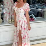 Storia | Short Sleeve Floral Maxi Dress | Sweetest Stitch Boutique