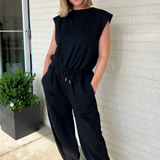 Entro | Sleeveless Black Jumpsuit | Sweetest Stitch Boutique