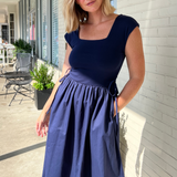 Sofie the Label | Navy Midi Dress | Sweetest Stitch Boutique Women