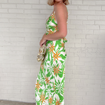 ASTR The Label | Green Print Maxi Lysandra Dress | Sweetest Stitch