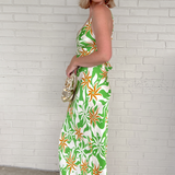 ASTR The Label | Green Print Maxi Lysandra Dress | Sweetest Stitch