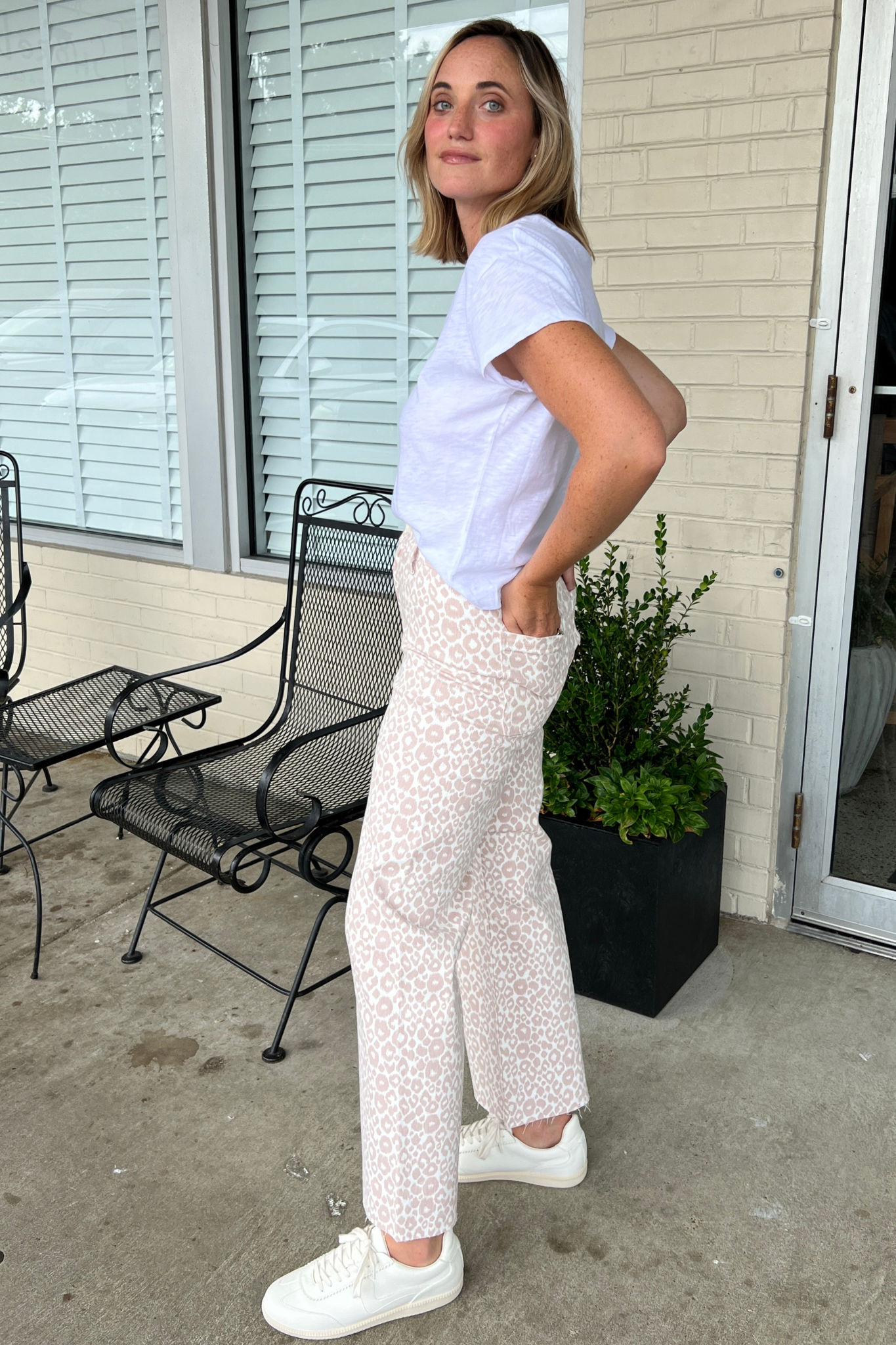 Miou Muse | Mauve Leopard Wide Leg Pants | Sweetest Stitch