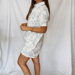 Storia | Toile Short Sleeve Romper | Sweetest Stitch Boutique