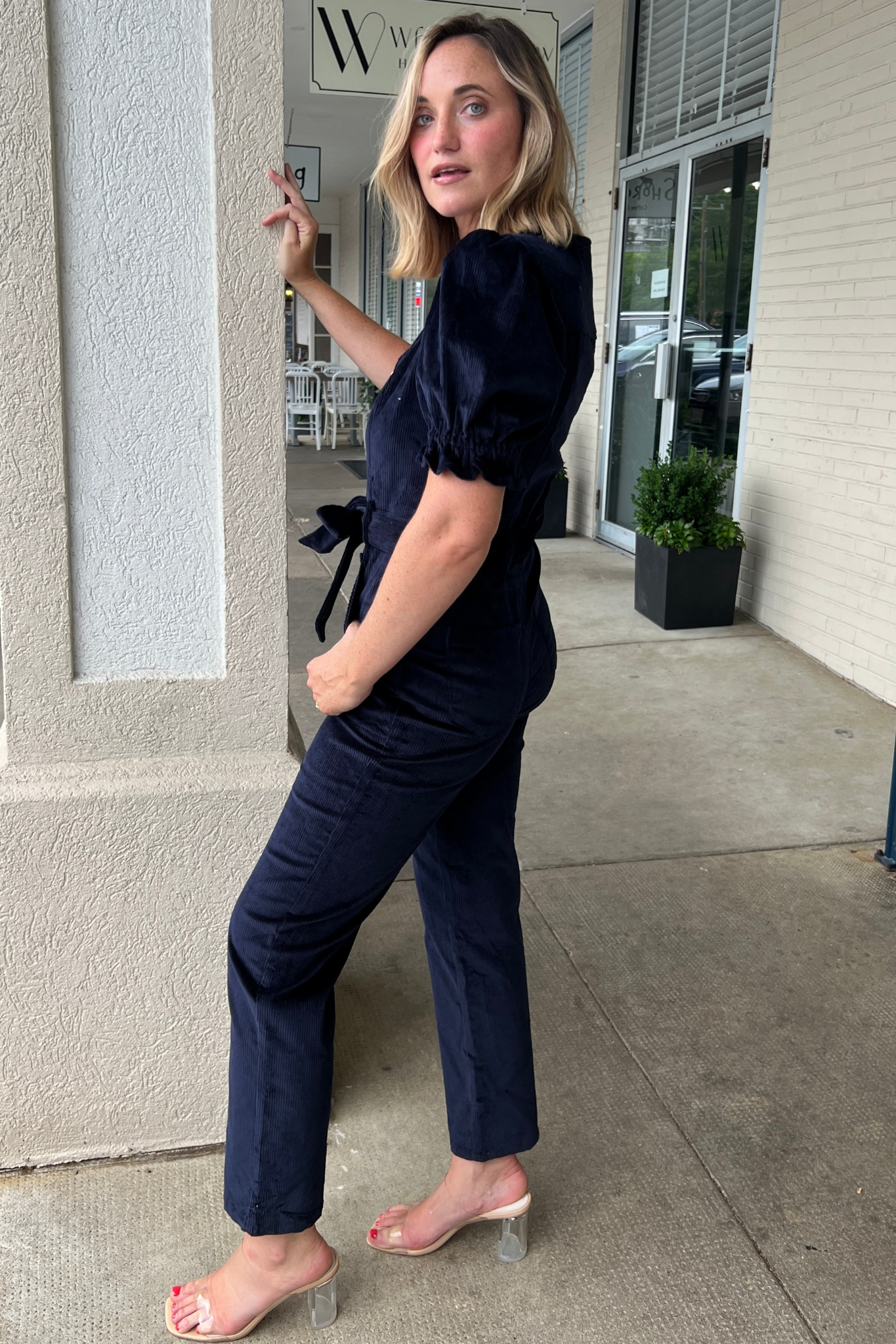 Sofie the Label | Navy Corduroy Dani Jumpsuit | Sweetest Stitch