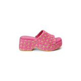 Matisse | Pink Raffia Cruz Sandals | Sweetest Stitch Online Boutique