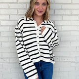 Best Bet Knit Striped Cardigan