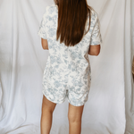 Storia | Toile Short Sleeve Romper | Sweetest Stitch Boutique