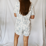 Storia | Toile Short Sleeve Romper | Sweetest Stitch Boutique