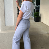 Miou Muse | Periwinkle Wide Leg Pants | Sweetest Stitch Boutique