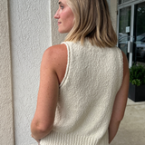 Miou Muse | Sandy Shores Sleeveless Knit Top | Sweetest Stitch