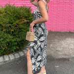 Z Supply | Black Palm Print Midi Dress | Sweetest Stitch Boutique