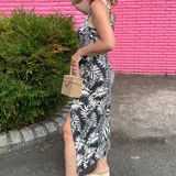 Z Supply | Black Palm Print Midi Dress | Sweetest Stitch Boutique