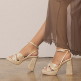 Oasis Society | Gold Platform Heel | Sweetest Stitch Shop Shoes