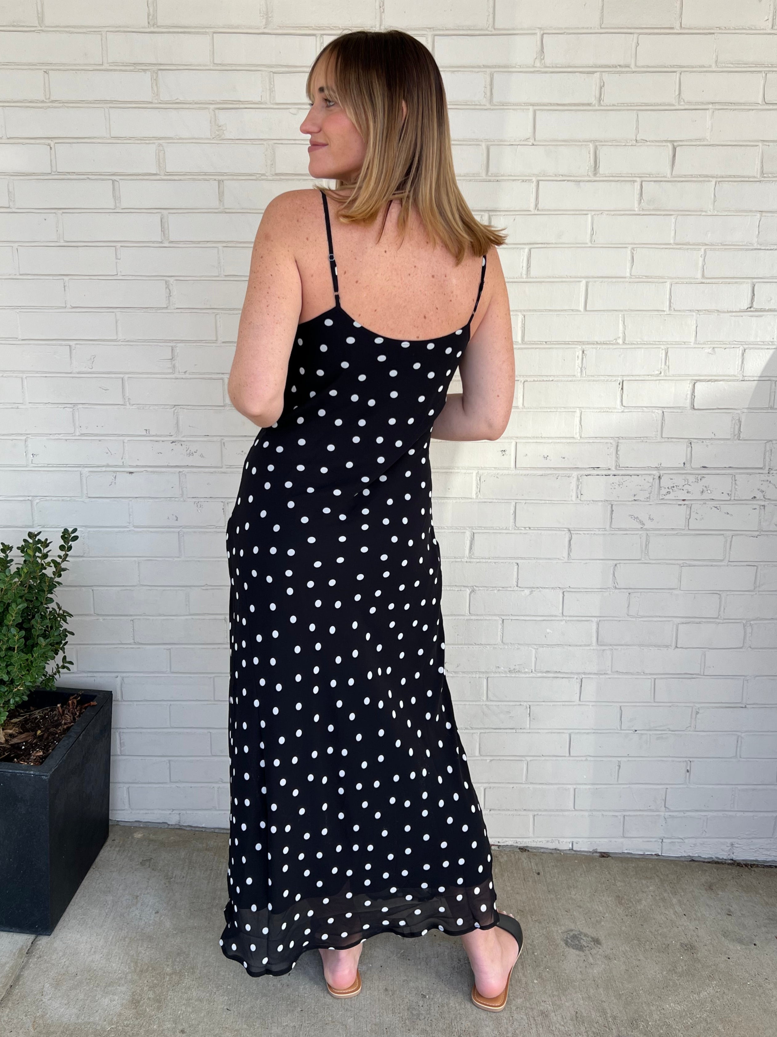 Z Supply | Black Polka Dot Cecily Slip Dress | Sweetest Stitch