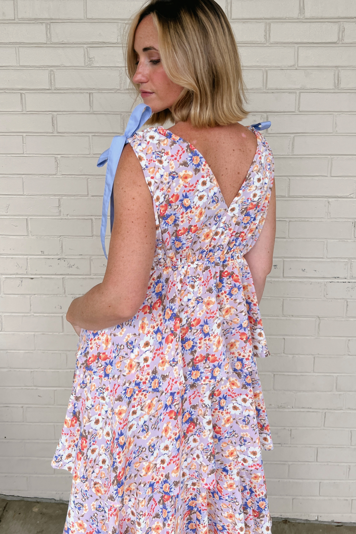 Entro | Tiered Floral Midi Dress | Sweetest Stitch Richmond Boutique