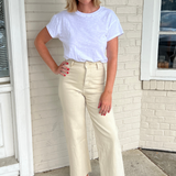 Miou Muse | Beige Wide Leg Pants | Sweetest Stitch Boutique