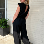 Entro | Sleeveless Black Jumpsuit | Sweetest Stitch Boutique